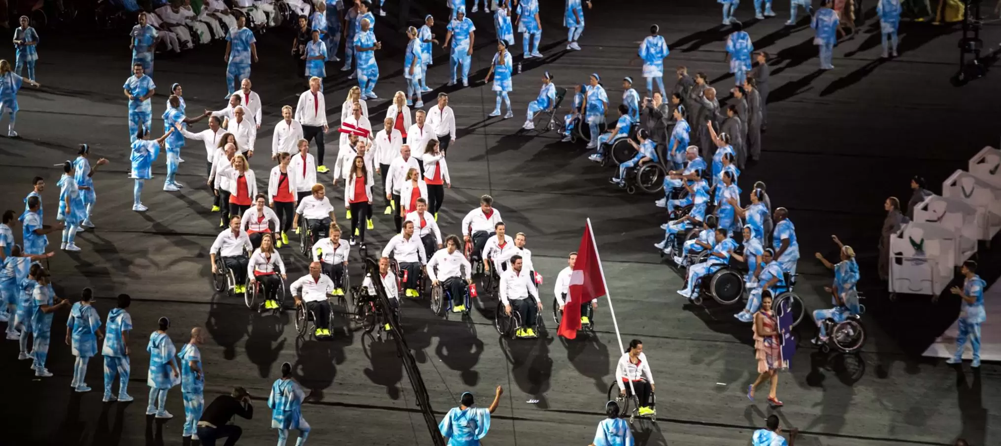 Einzug der Schweizer Delegation an den Paralympic Games in Rio 